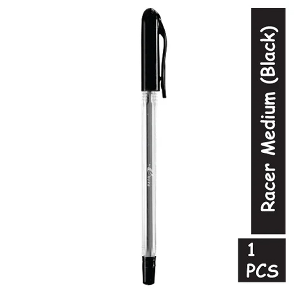 Ball Point Pen Medium Black Racer