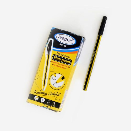 Ball Point Pen Medium Black Teepee