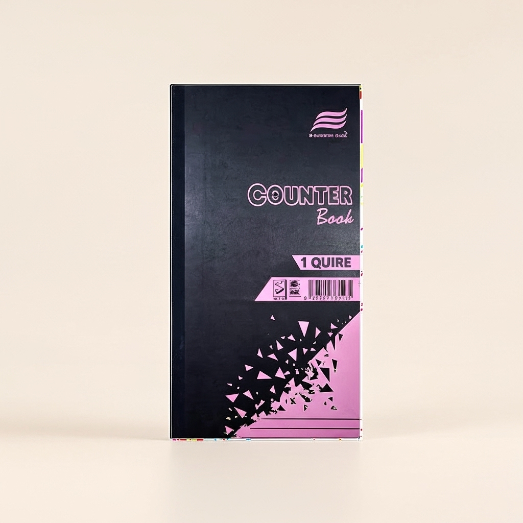 Counter Book Half Size Economic 1 Quire