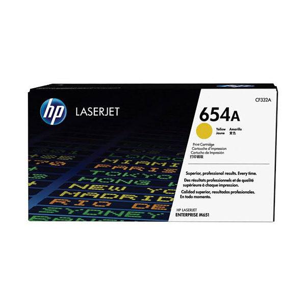 Toner HP 654A Yellow