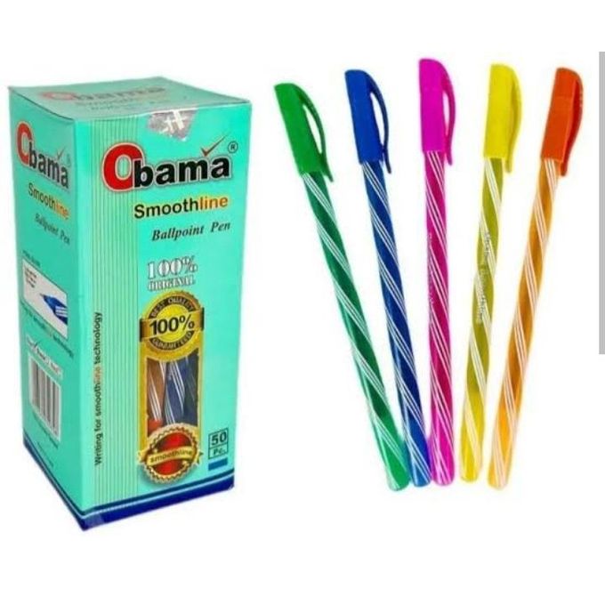 Ball Point Pen Fine 0.7mm Blue Obama