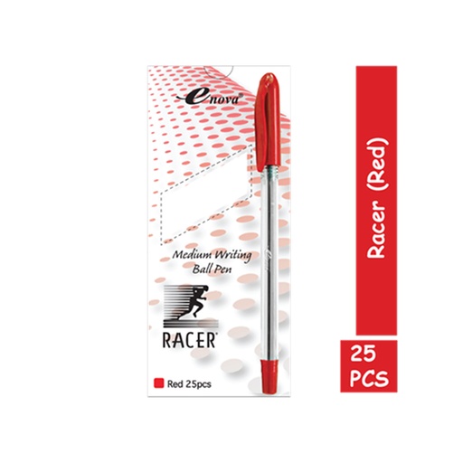 Ball Point Pen Medium Red Racer
