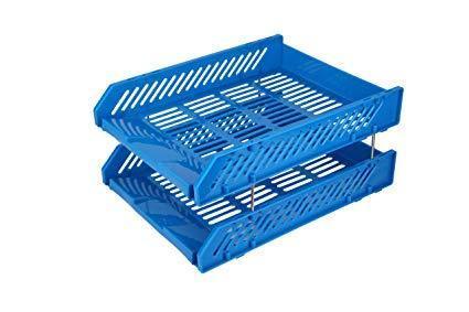 Plastic Document Tray A4 Blue