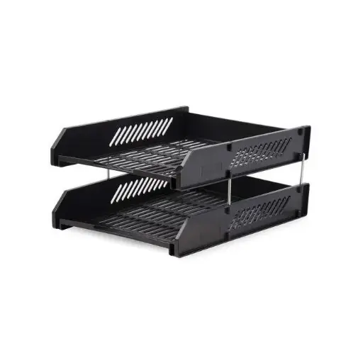 [O/P] Plastic Document Tray A4 Black