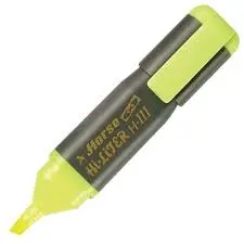 [H-111] Highlighter Yellow Horse