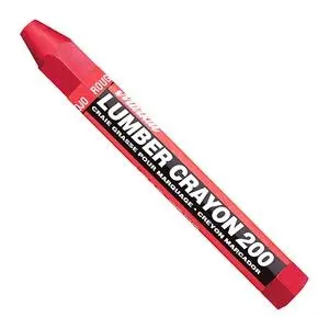 Marking Crayons Timber Red