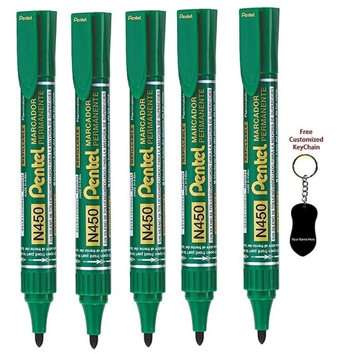 [N450] Permanent Marker Bullet Green Pentel N450