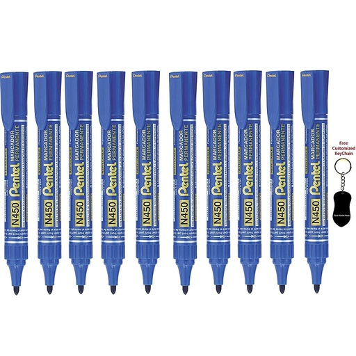 [N450] Permanent Marker Bullet Blue Pentel N450