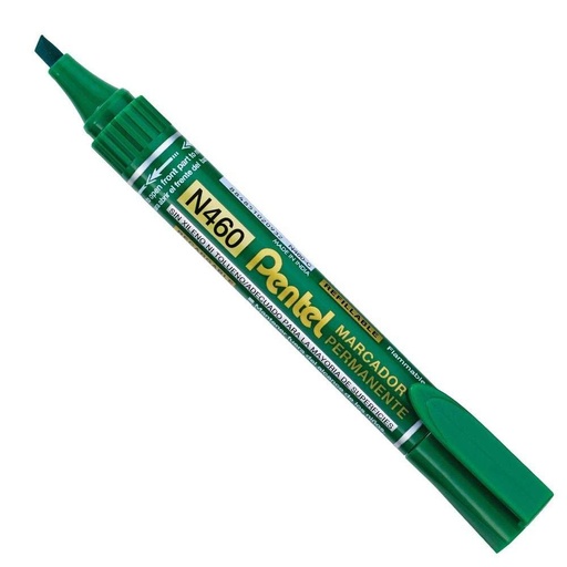 [N460] Permanent Marker Chisel Green Pentel N460