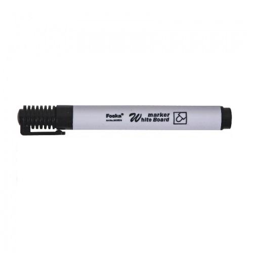 [MK8001] Whiteboard Marker Bullet Tip Black Foska