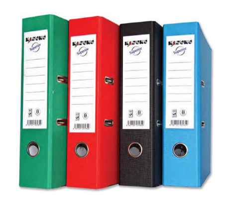 Broad PVC Box File Blue Kasuku