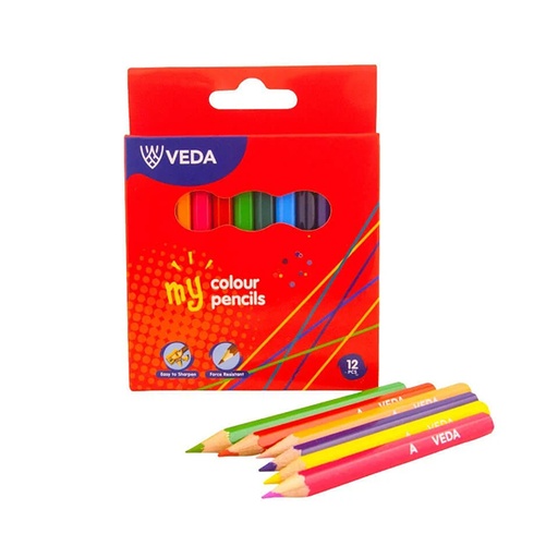 [CP12-1 3300] Coloring Pencil H/s Veda12 Cols