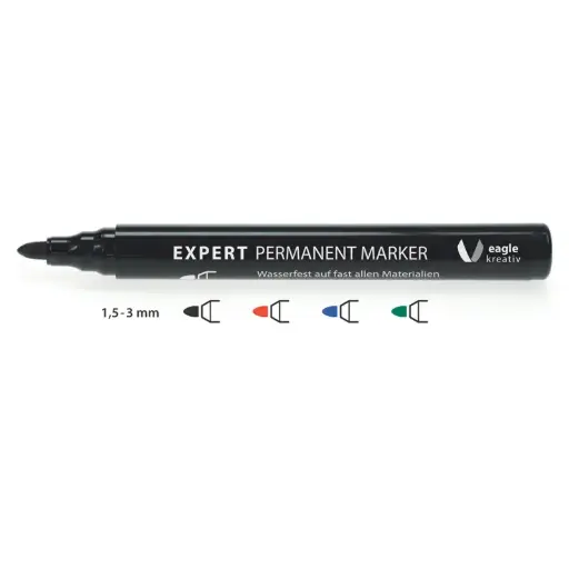 [No. 6882 BLK] Permanent Marker Black Expert 6882