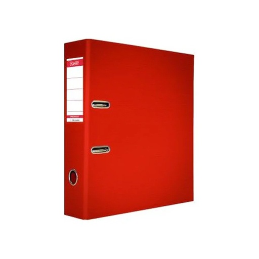 Broad PVC Box File Red